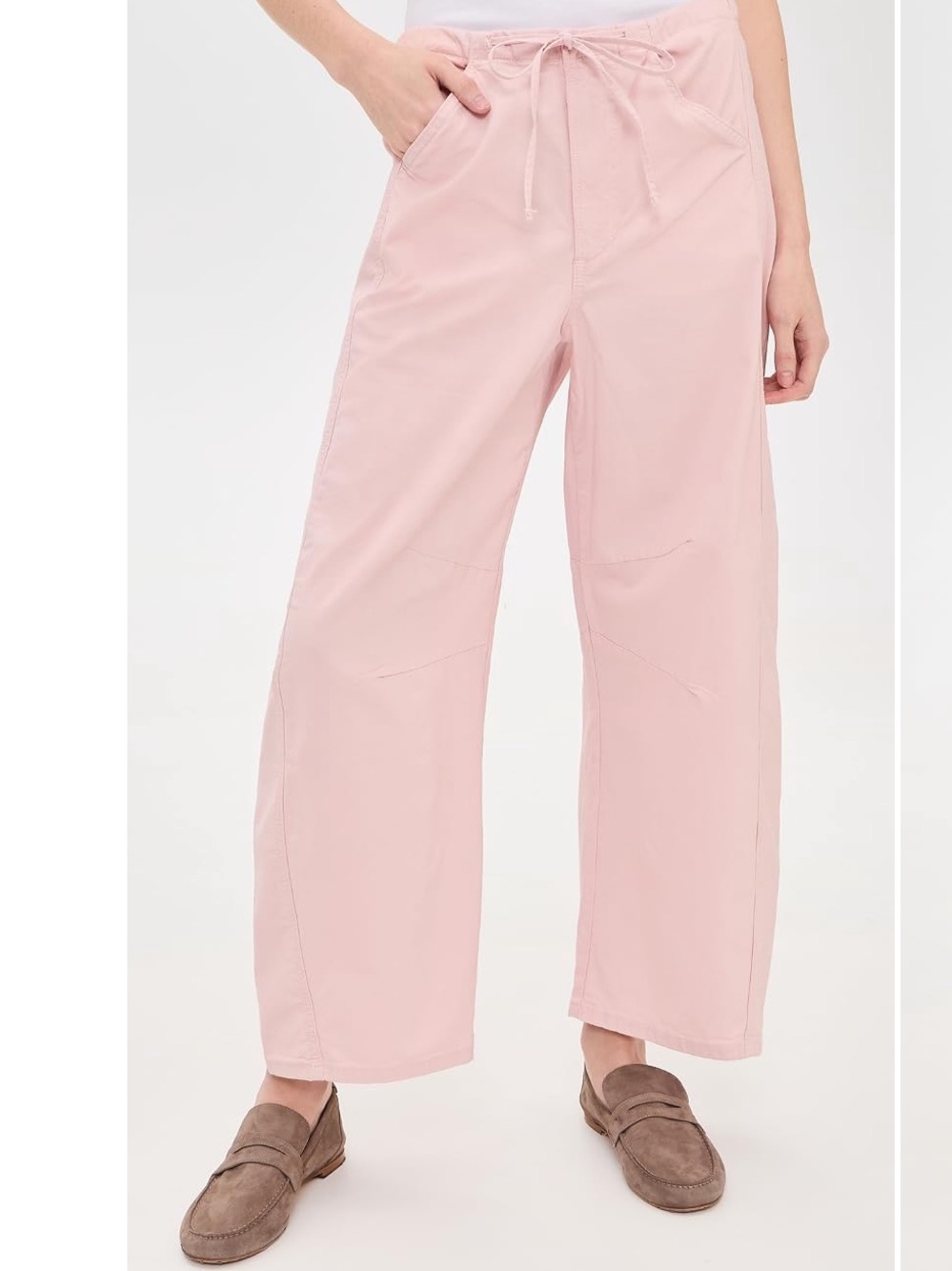 Joe's Jeans Bowie Pull-on Pants in blush. Size Medium. Worn twice.